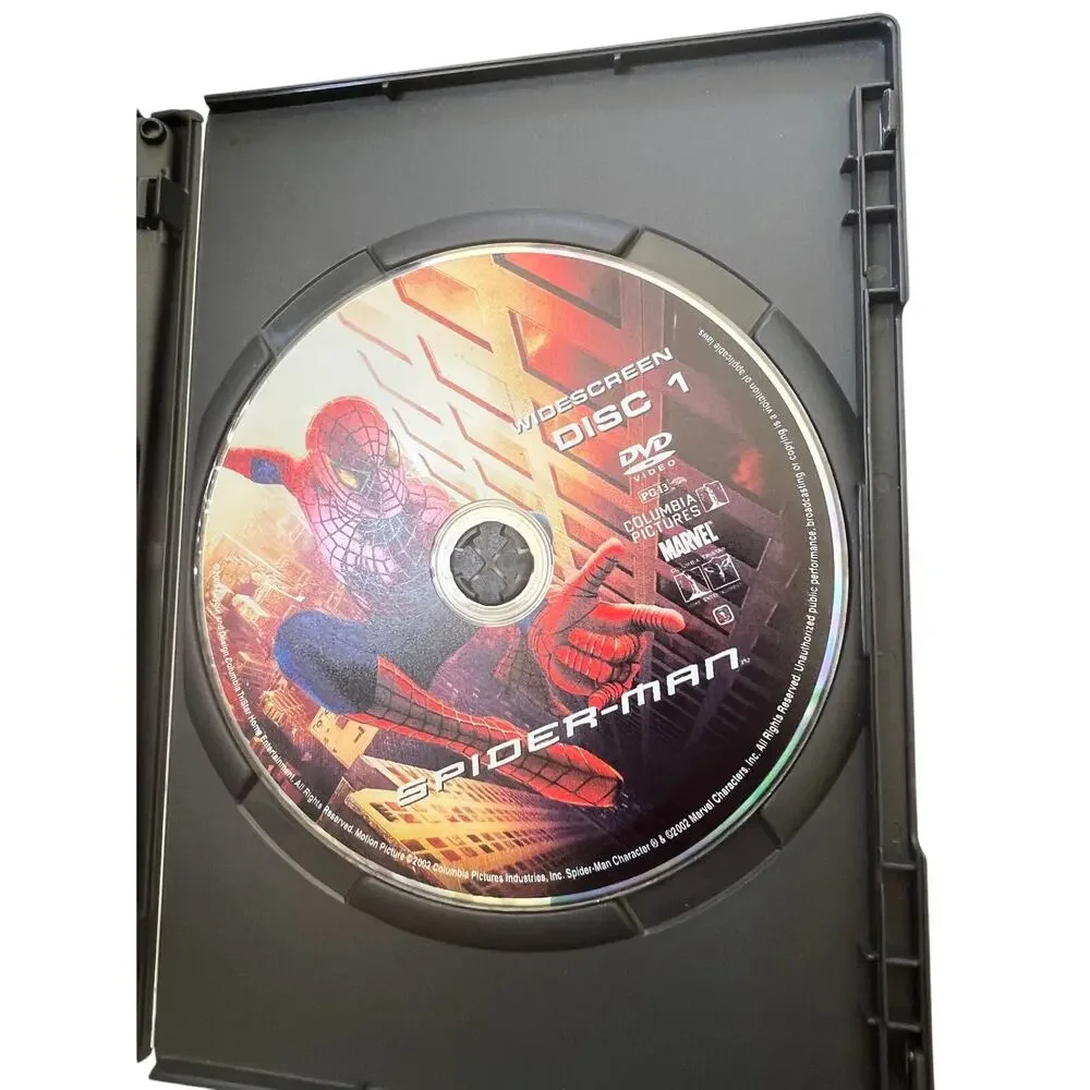 ⭐ 4/$20 Spiderman Widescreen Special Edition DVD 2002 2 Disc Set